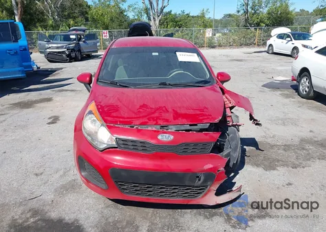 2013 Kia Rio Lx z USA, uszkodzony, nr VIN KNADM5A31D6115654